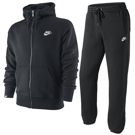 nike jogginganzug herren schwarz mit streifen|Schwarze Trainingsanzüge .